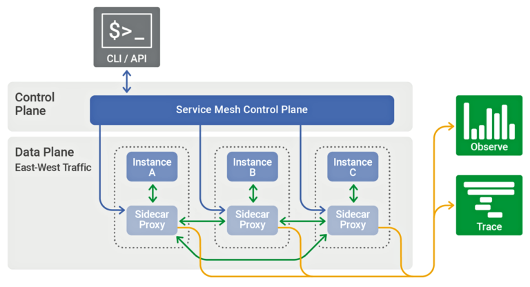 Control plane and Data plane